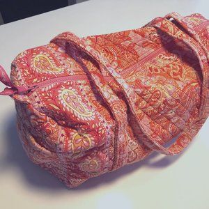Vera Bradley Orange/pink/yellow Printed Duffel